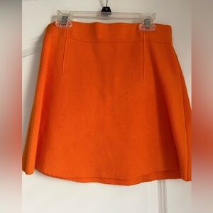Zara Vibrant Orange Mini Skirt